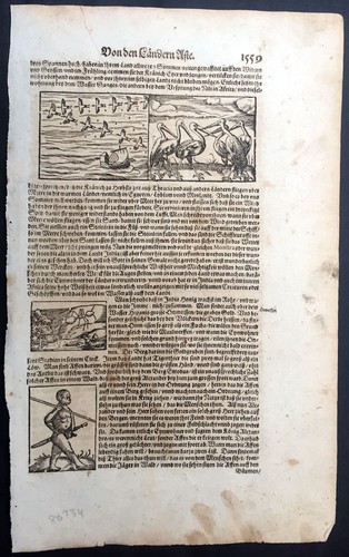 1628 munster antique print - antique, of